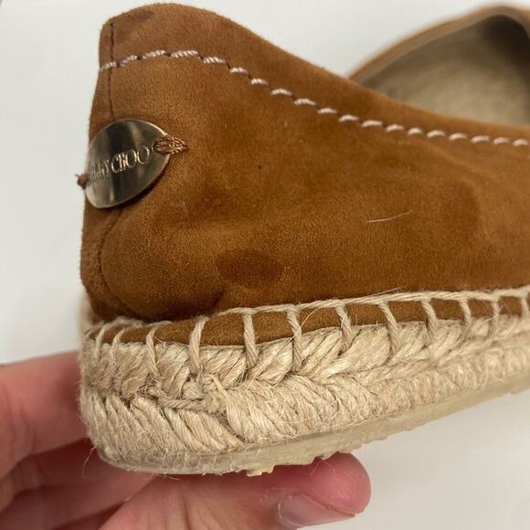 Jimmy Choo brown suede espadrille loafers - Picture 11 of 12